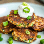 Crispy Air Fryer Zucchini Fritters